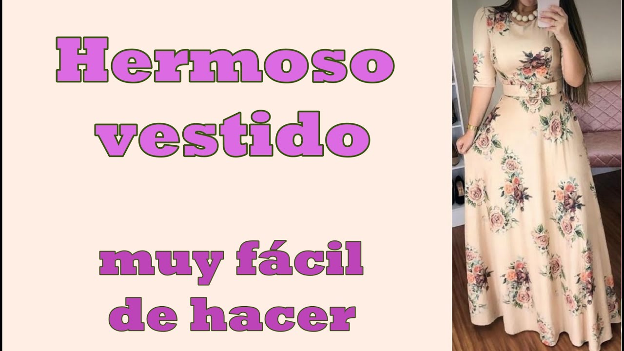 Cómo hacer un vestido | medio circular | muuy fácil