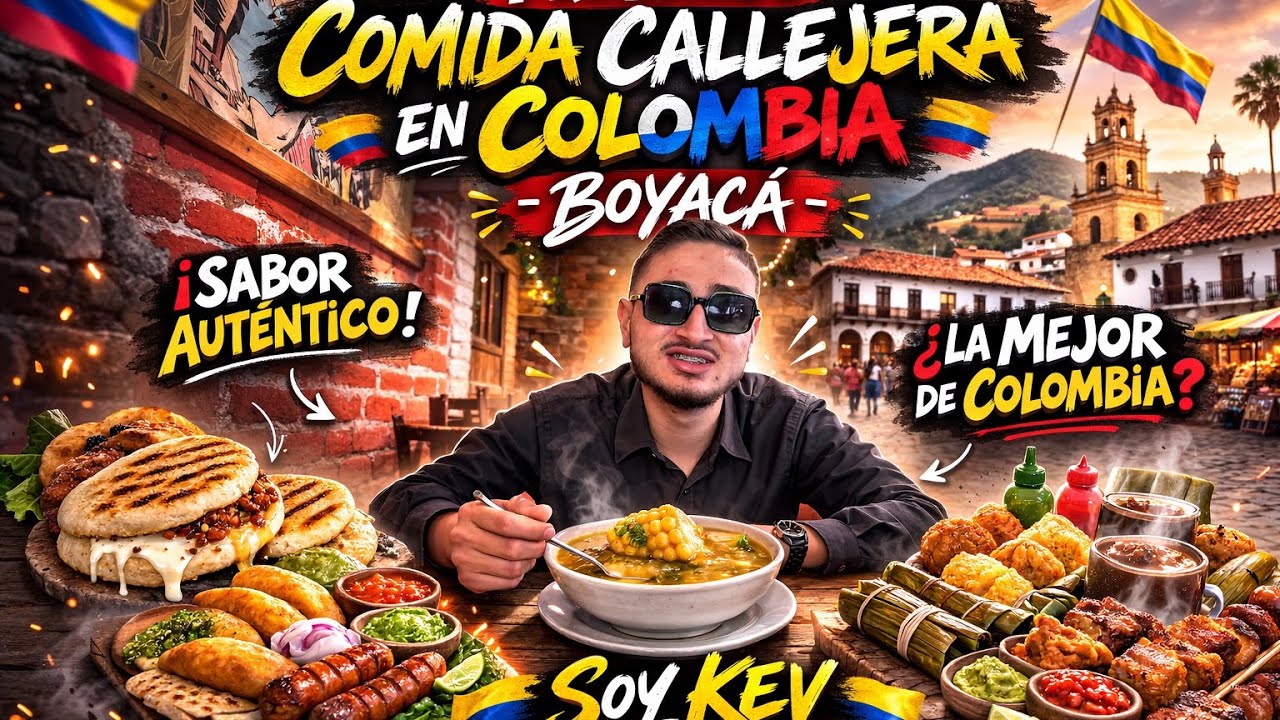 🔥 NO CREERÁS lo que cuesta comer en BOYACÁ 🇨🇴 😱 | Probando comida callejera con SOY KEV