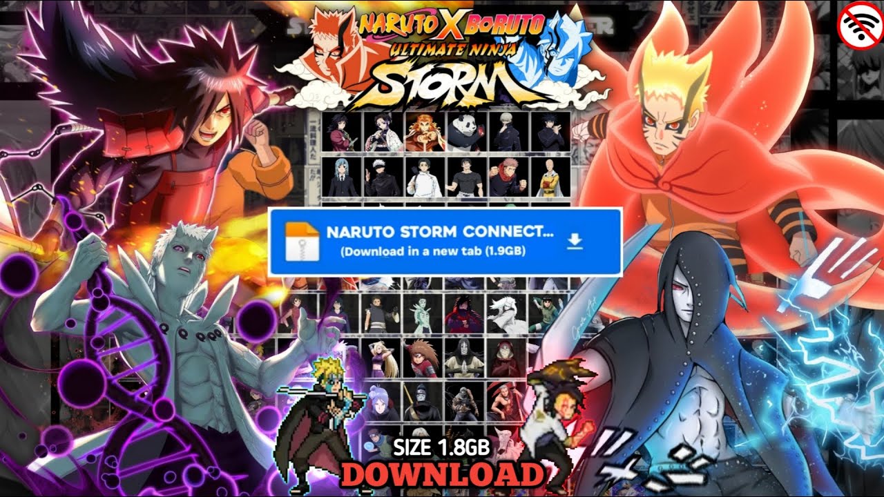 New!! Naruto X Boruto Storm Mugen Android Size 1.8GB Offline 2024