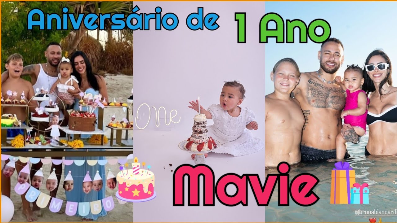Aniversário de 1 ano da Mavie Filha do jogador Neymar e da Bruna Biancardi