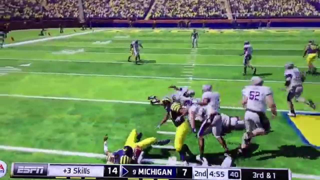 NCAA13 Online Gameplay Commentary  TCU vs Michigan