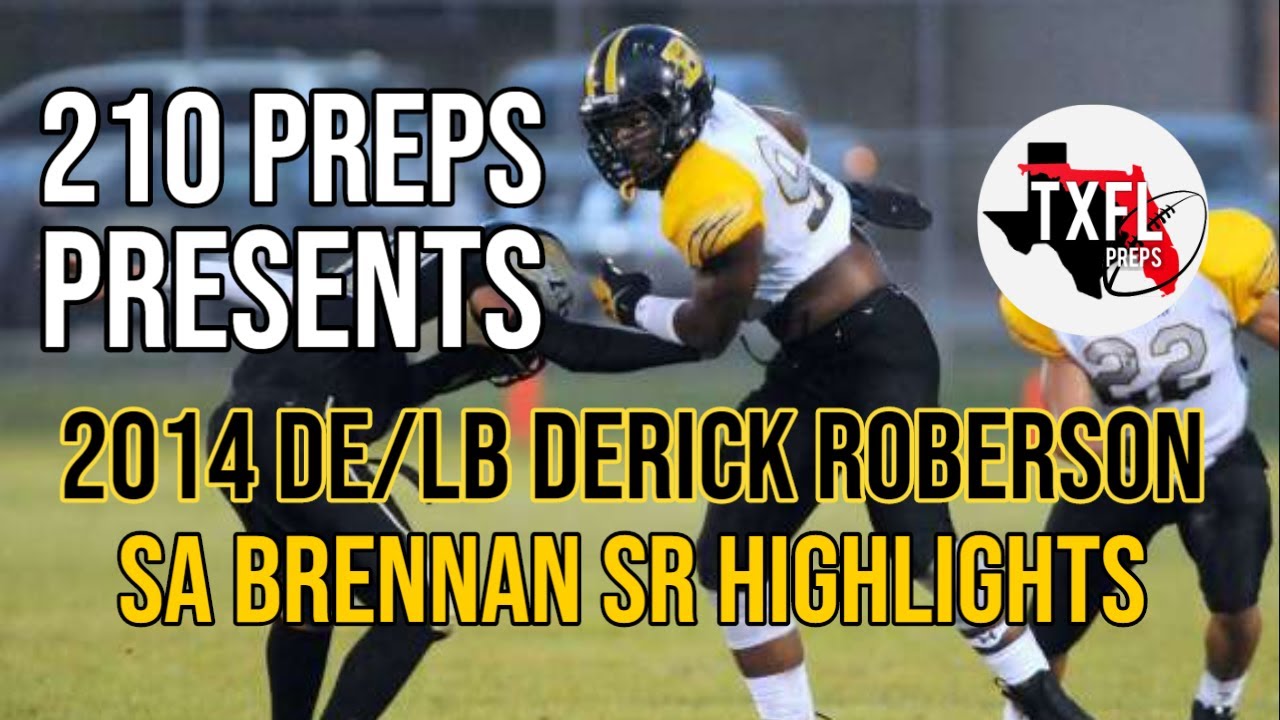 DE Derick Roberson #94 *SIGNED LOI TO TEXAS* (SR Highlights) Brennan HS