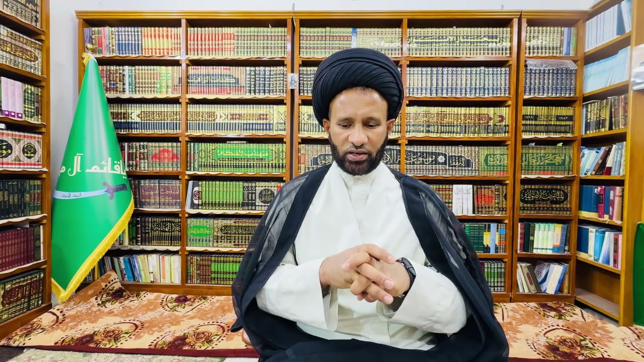 المقطع  الرابع  فرضية  عدم قدرة  المكلف على ثني قدميه أو أحداهما الصلاة على الكراسي حسين  الياسري 