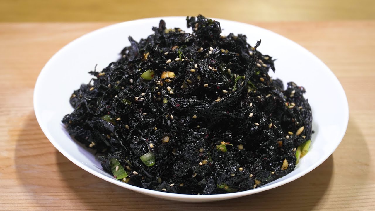 간편하게 만드는 맛있는 밑반찬 돌자반 무침