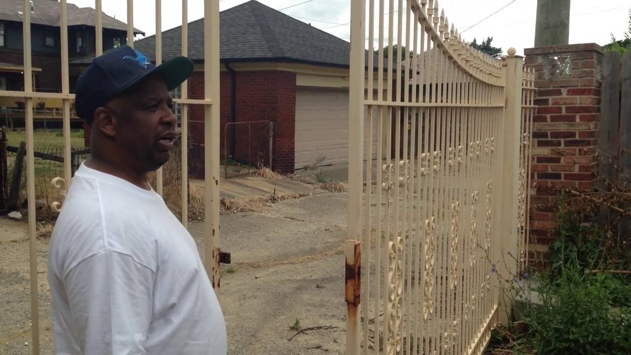 Backyard tour of historic Detroit house