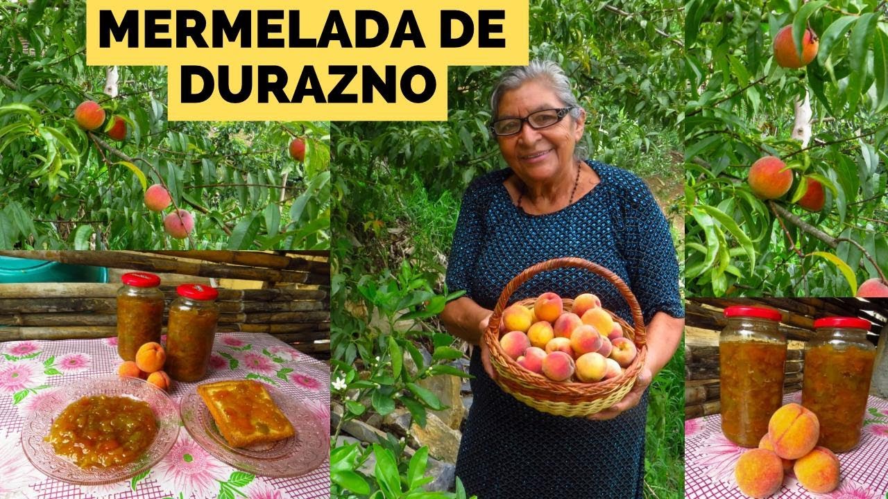 MERMELADA DE DURAZNO DE MI HUERTO - Muy fácil de hacer