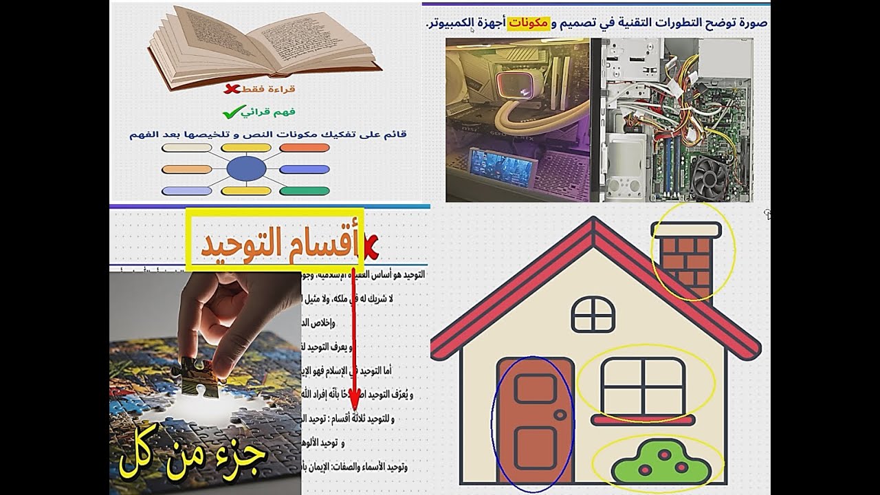 فهم قرائي 6: أفكار رئيسية وفرعية ومخطط تلخيص #نافس #لغة_عربية