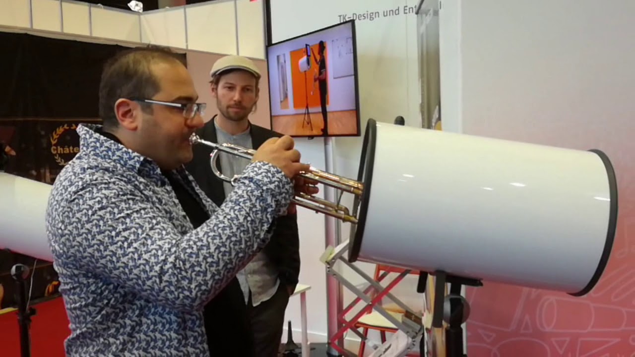 MUTE TUBE - Practice test at the Musikmesse in Frankfurt