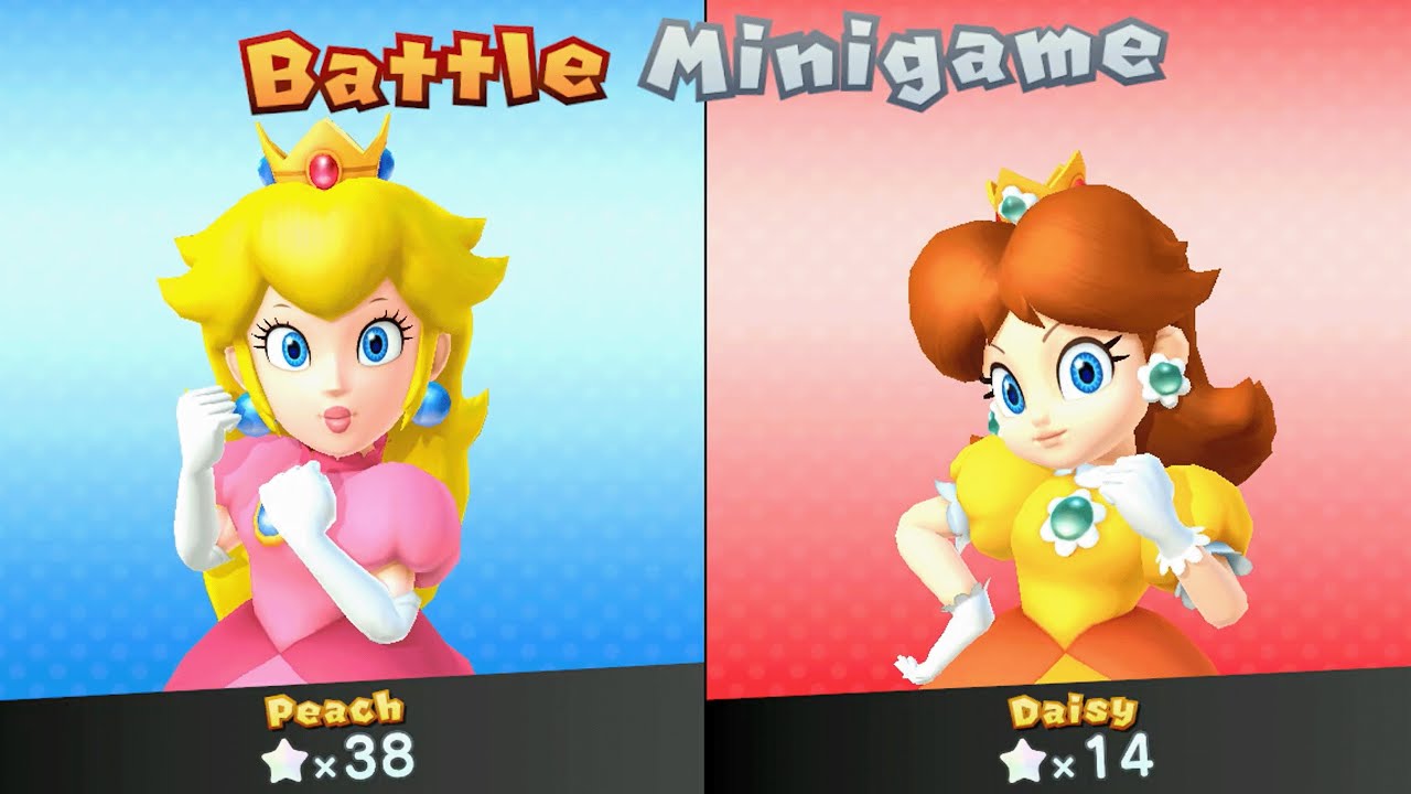 Mario Party 10 - Peach vs Daisy - Mushroom Park