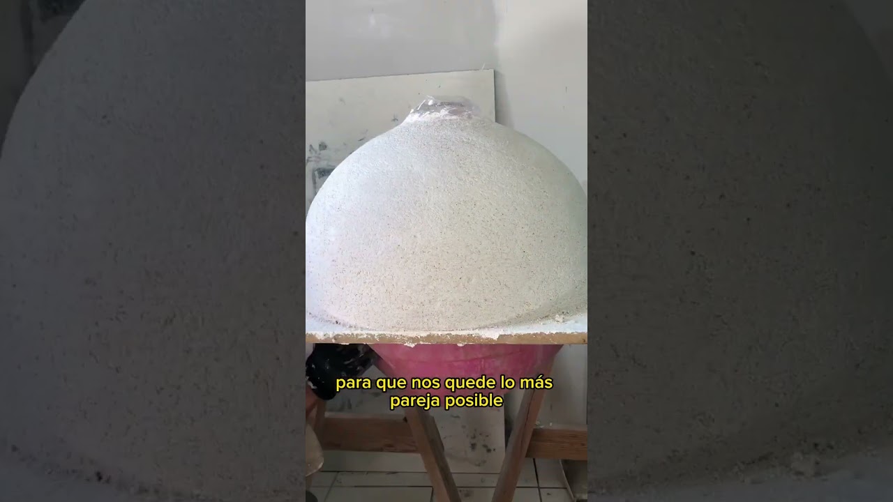 Macetas de cemento pulido con una pelota 🏀 🥣 🪴