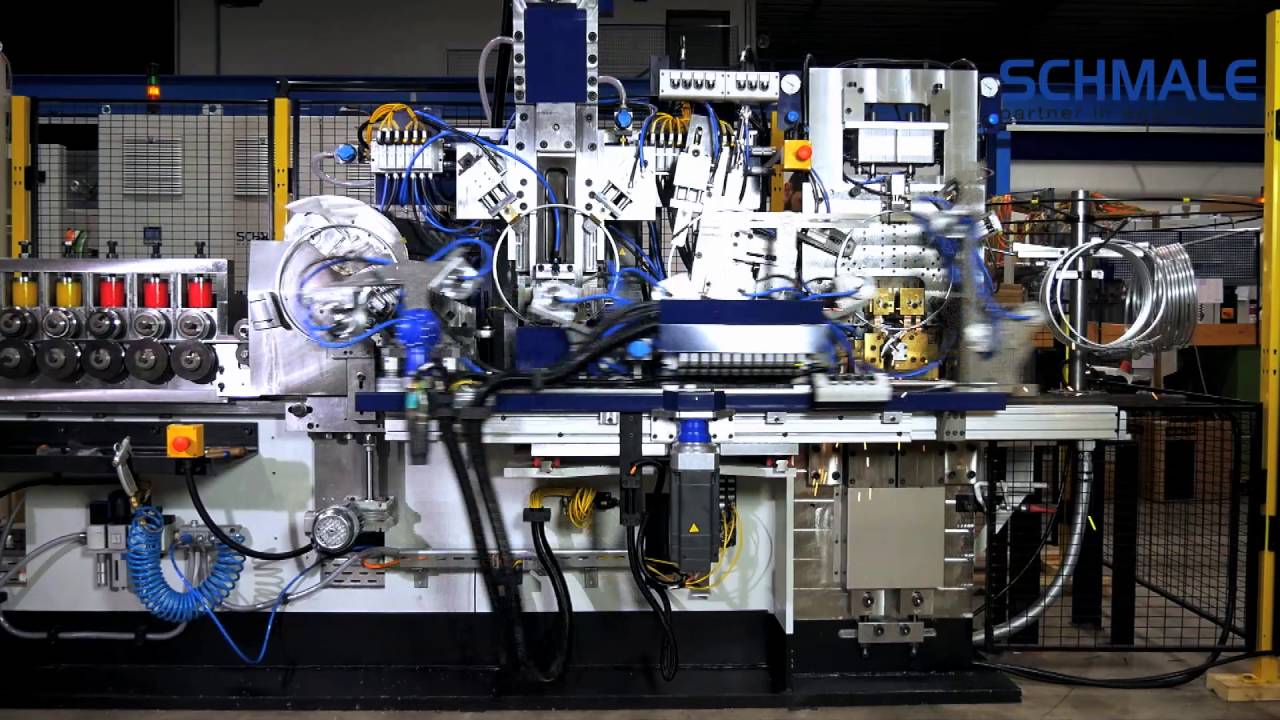Clamping ring machine