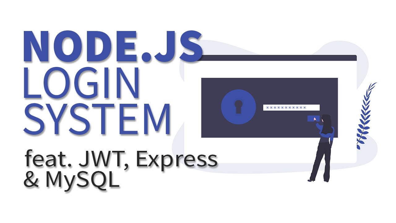 Node.js Login System mit Express, JWT & MySQL (Rest API)