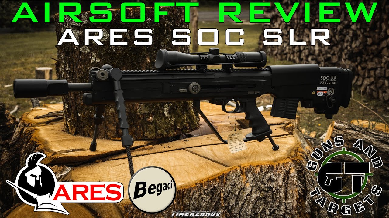 Airsoft Review #69 ARES Otto Repa SOC SLR AEG Sniper (GUNS AND TARGETS) [FR]