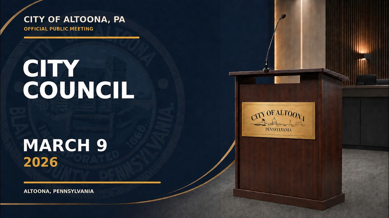Altoona City Council Meeting, March 9th, 2026