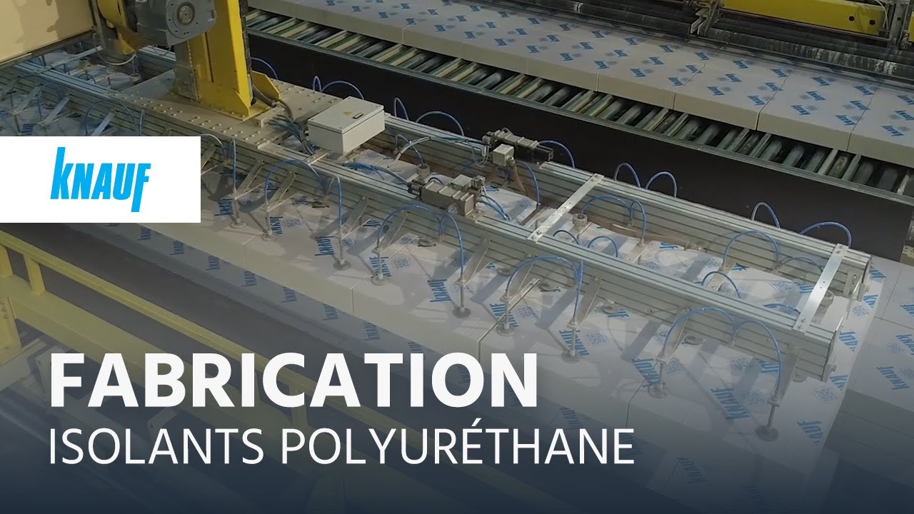 La fabrication des isolants PU ► Visite de Knauf ISBA
