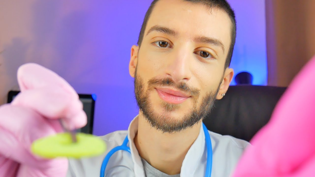 ASMR In-Depth Medical Exams - Eye, Ears, Face, Smell Tests