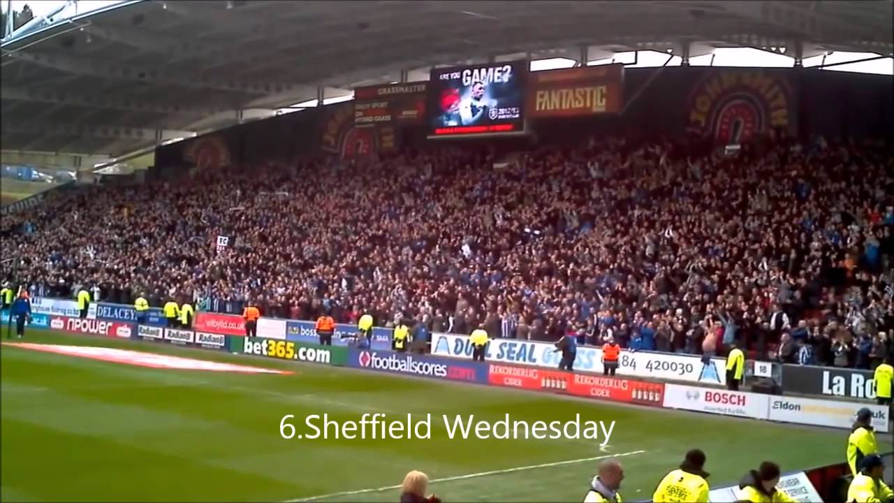 Top 10 Best Away Fans in England:  AWAY DAYS