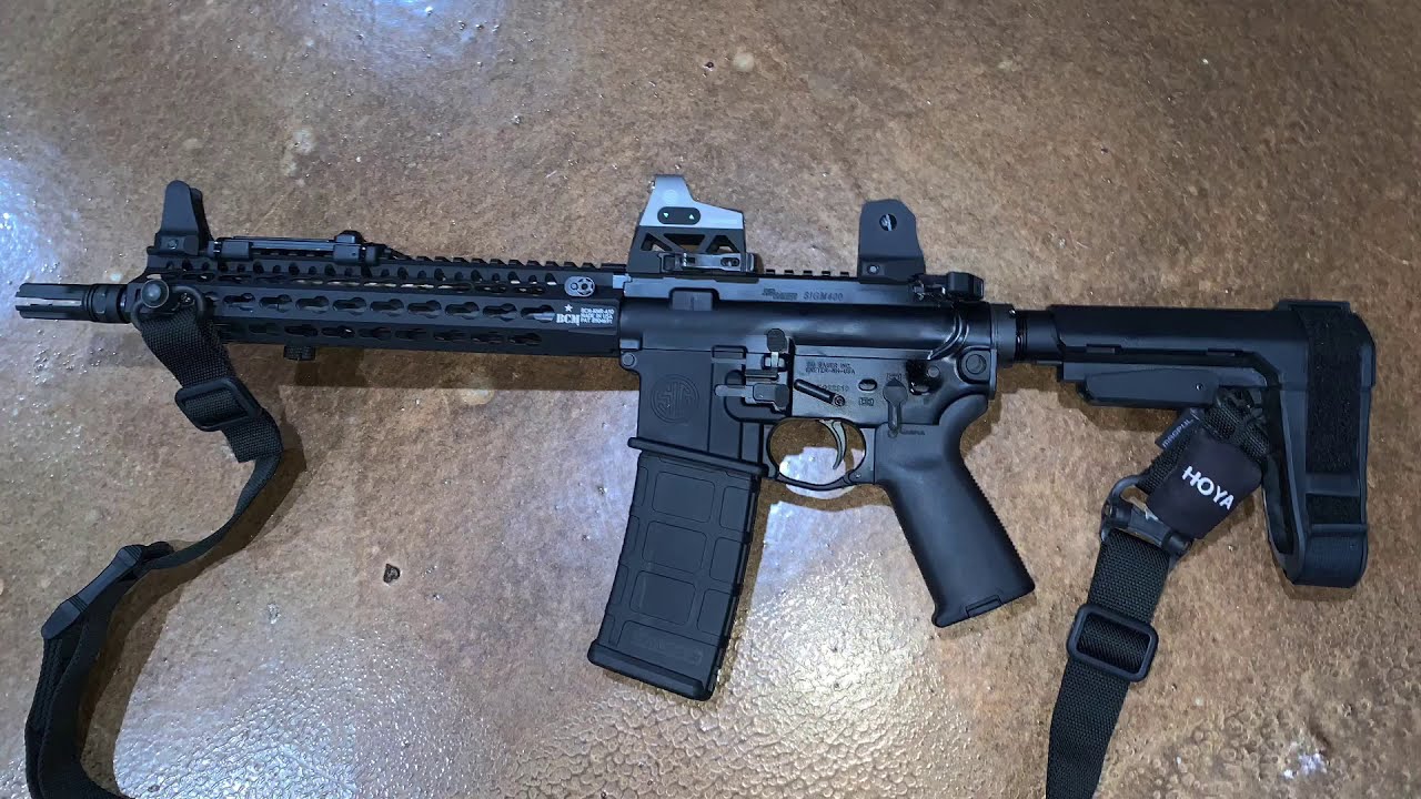 Just Shoot&rsquo;N / Sig Sauer M400 Pistol w/ Sig Romeo 3 Miniature Reflex Optic