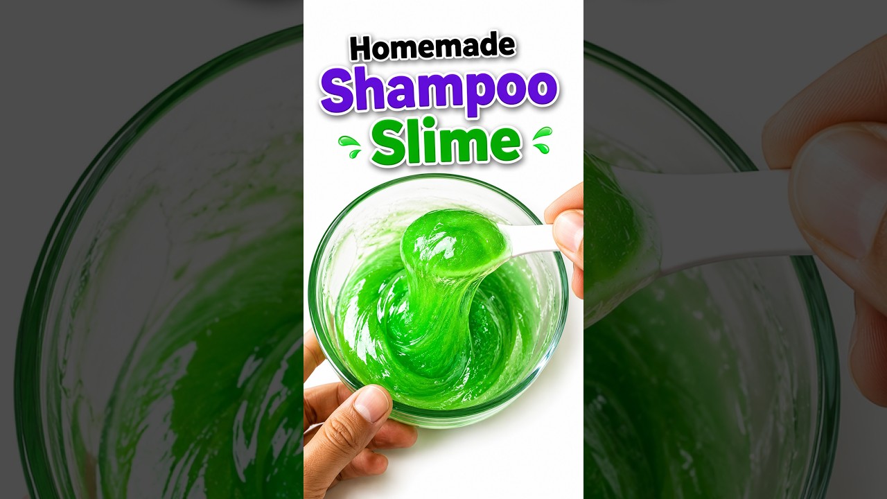 Home Made Shampoo Slime #shortvideo #Slime #shorts #short
