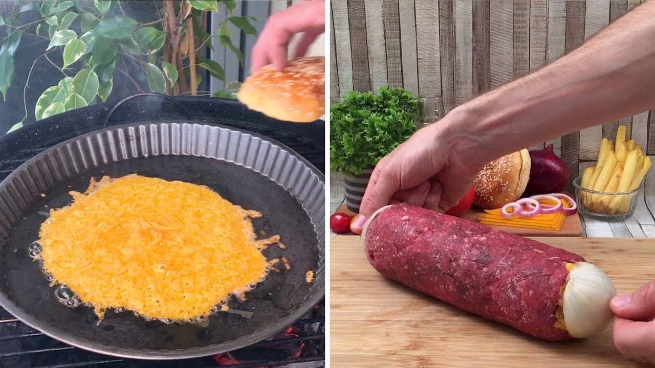 Hamburgada Chefclub 🍔Hamburguer deluxe 🥳Cheeseburguer inverno-verão ☀️ Burger diferente para a turma