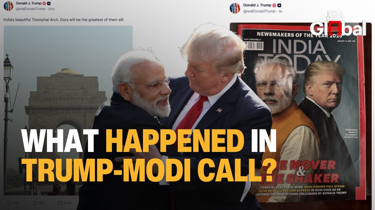 Trump Calls PM Modi, Praises India Gate & Vows America's 