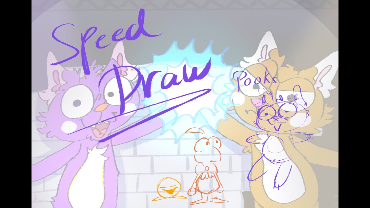 Maruyama and Trouble Bruin//Speed Draw//Dynamite Headdy//Drawing