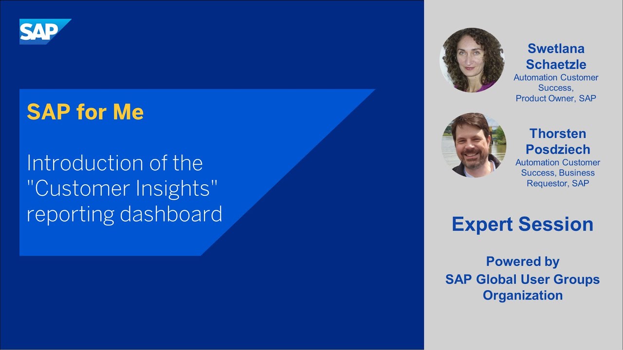 Панель инструментов &laquo;Customer Insights&raquo; в SAP for Me