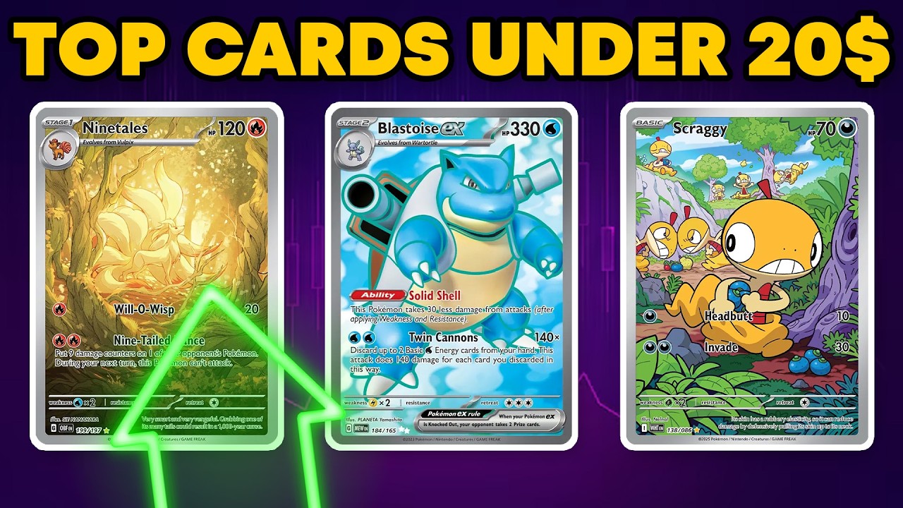 Best Pokémon TCG Investments Under $20 (2026 Picks)