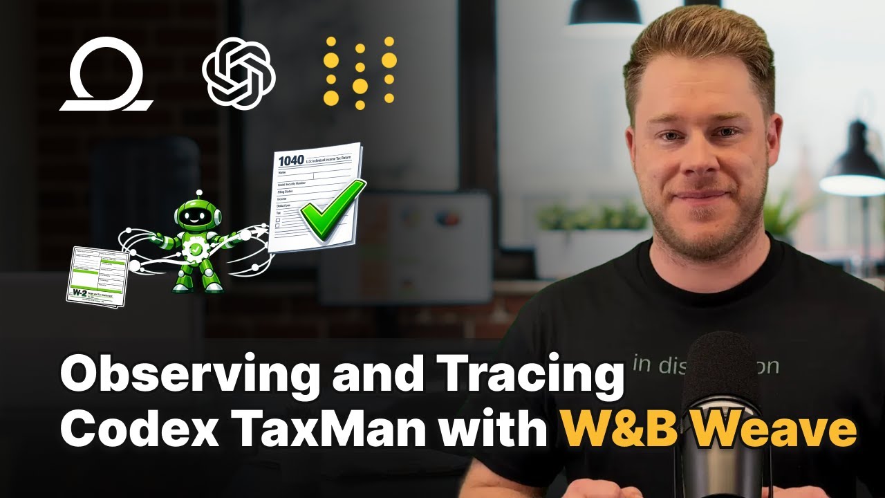 Observing and Tracing Codex TaxMan with W&B Weave (AI TaxMan Part 2)