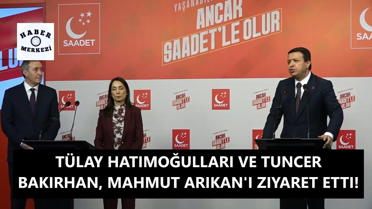 Tülay Hatimoğulları ve Tuncer Bakırhan, Mahmut Arıkan'ı ziyaret etti!
