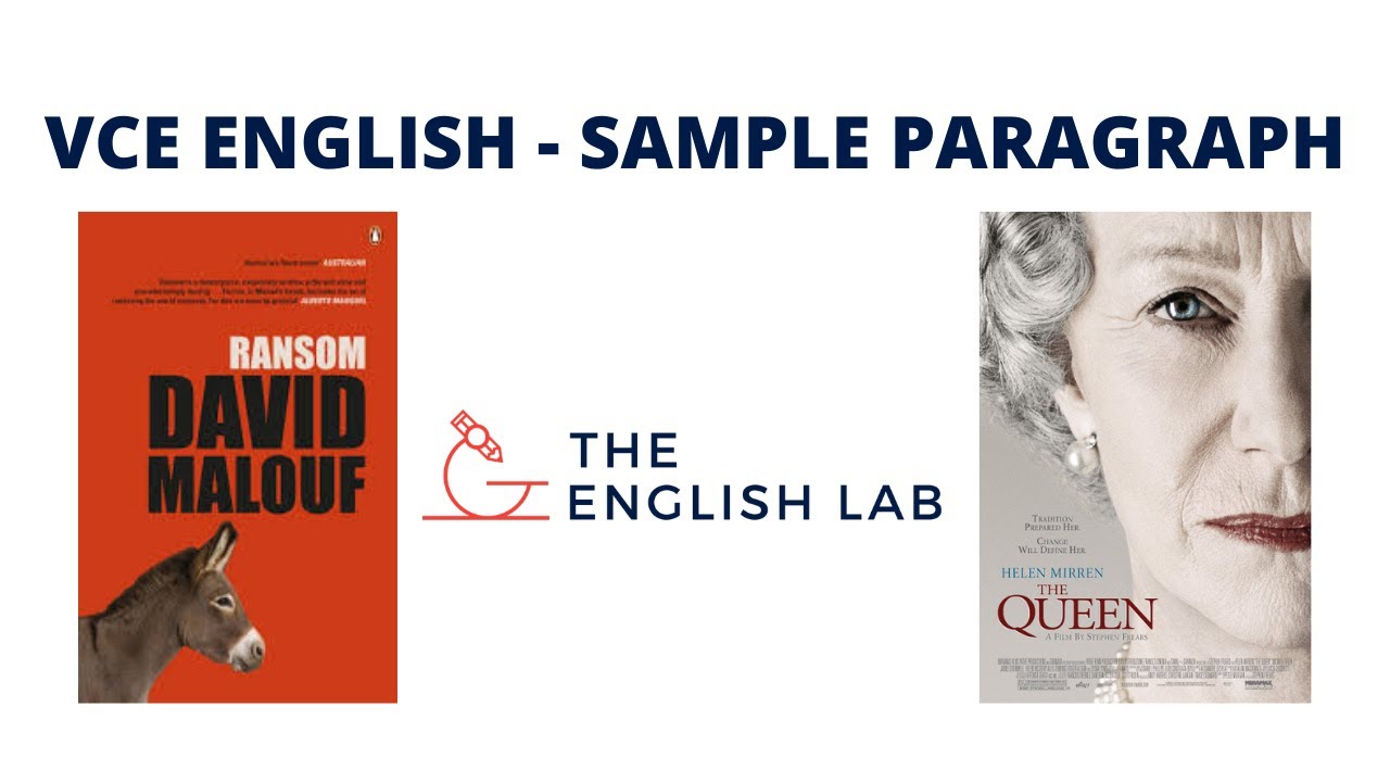 RANSOM AND THE QUEEN - SAMPLE PARAGRAPH - VCE ENGLISH