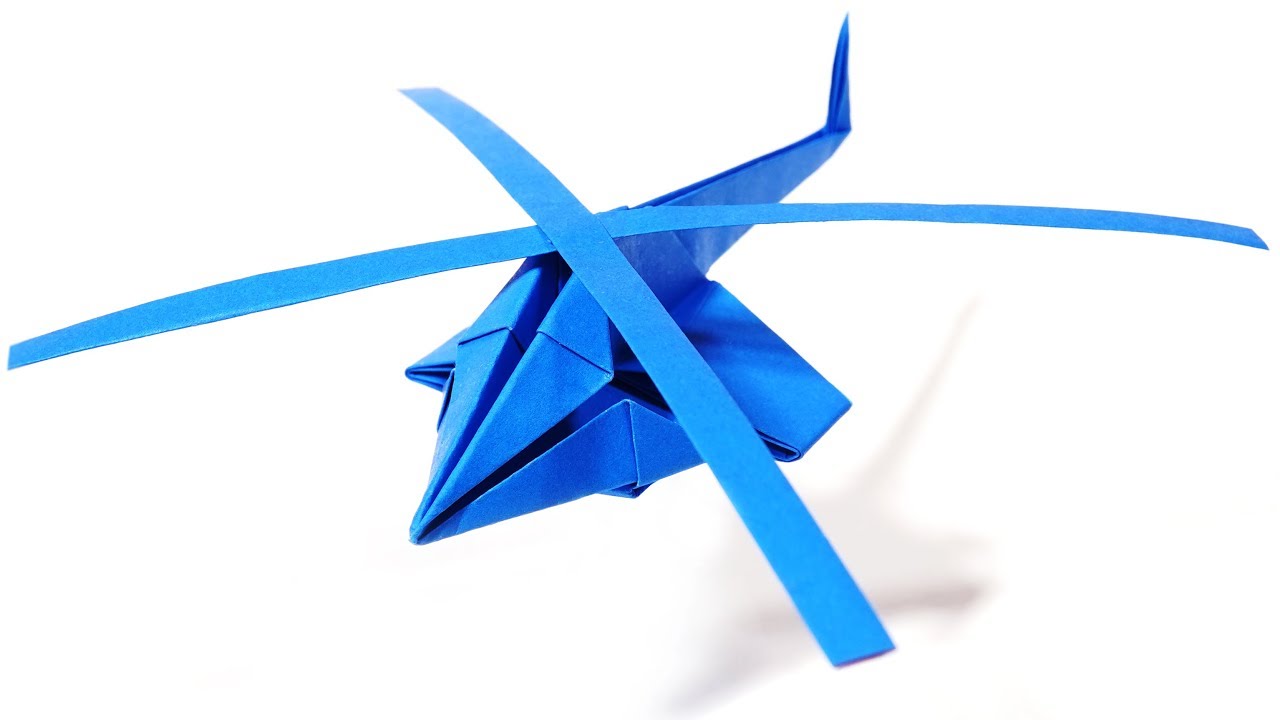 Origami Helicopter Oригами おりがみ Oριγκάμι 折纸 摺紙 พับ 종이접기 Paper Crafts