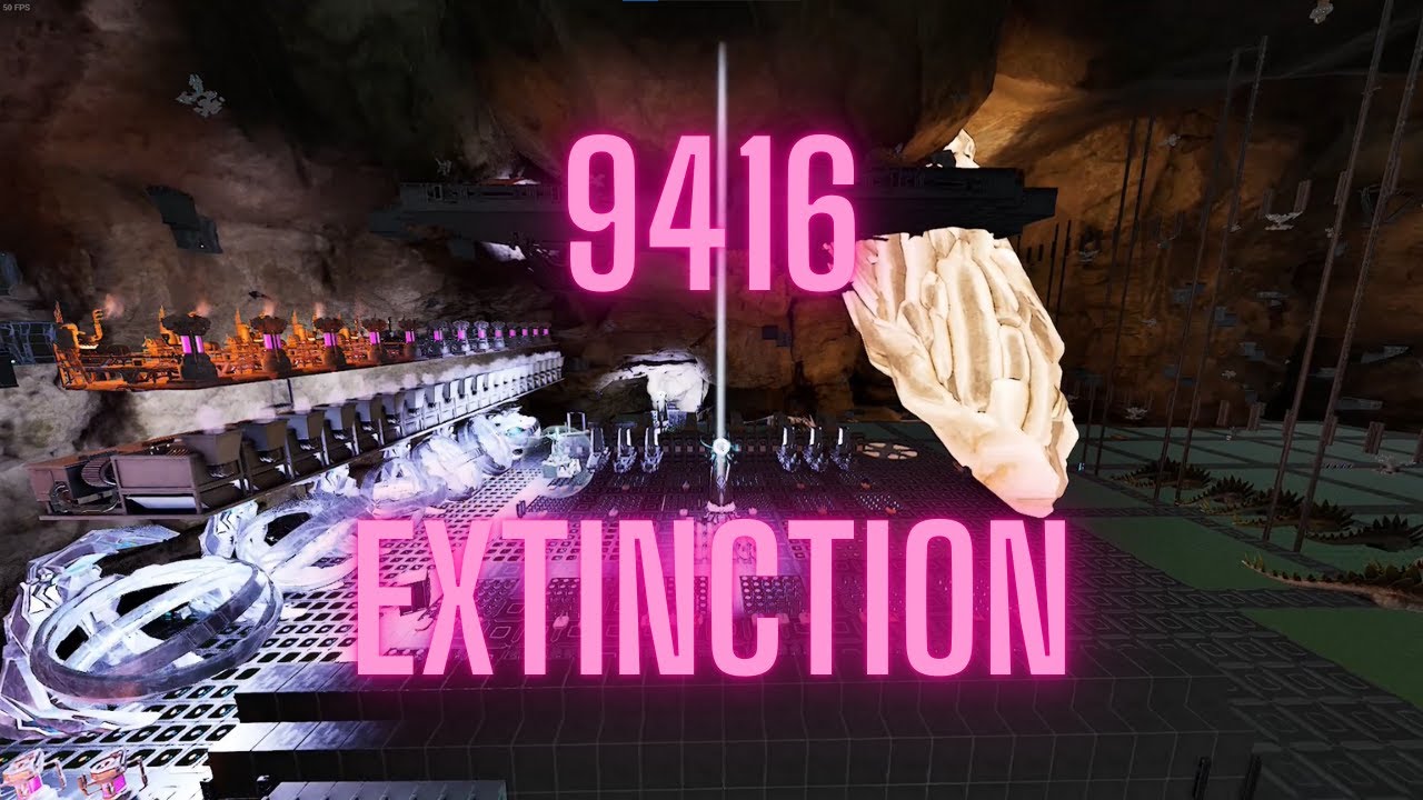 ARK OFFICIAL SMALL TRIBES | 9416 EXTINCTION | CINEMATIC BASE TOUR