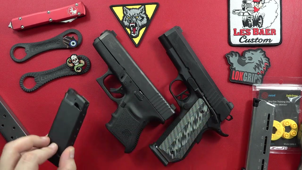 Glock 36 .45 AUTO vs. Dan Wesson ECP 1911