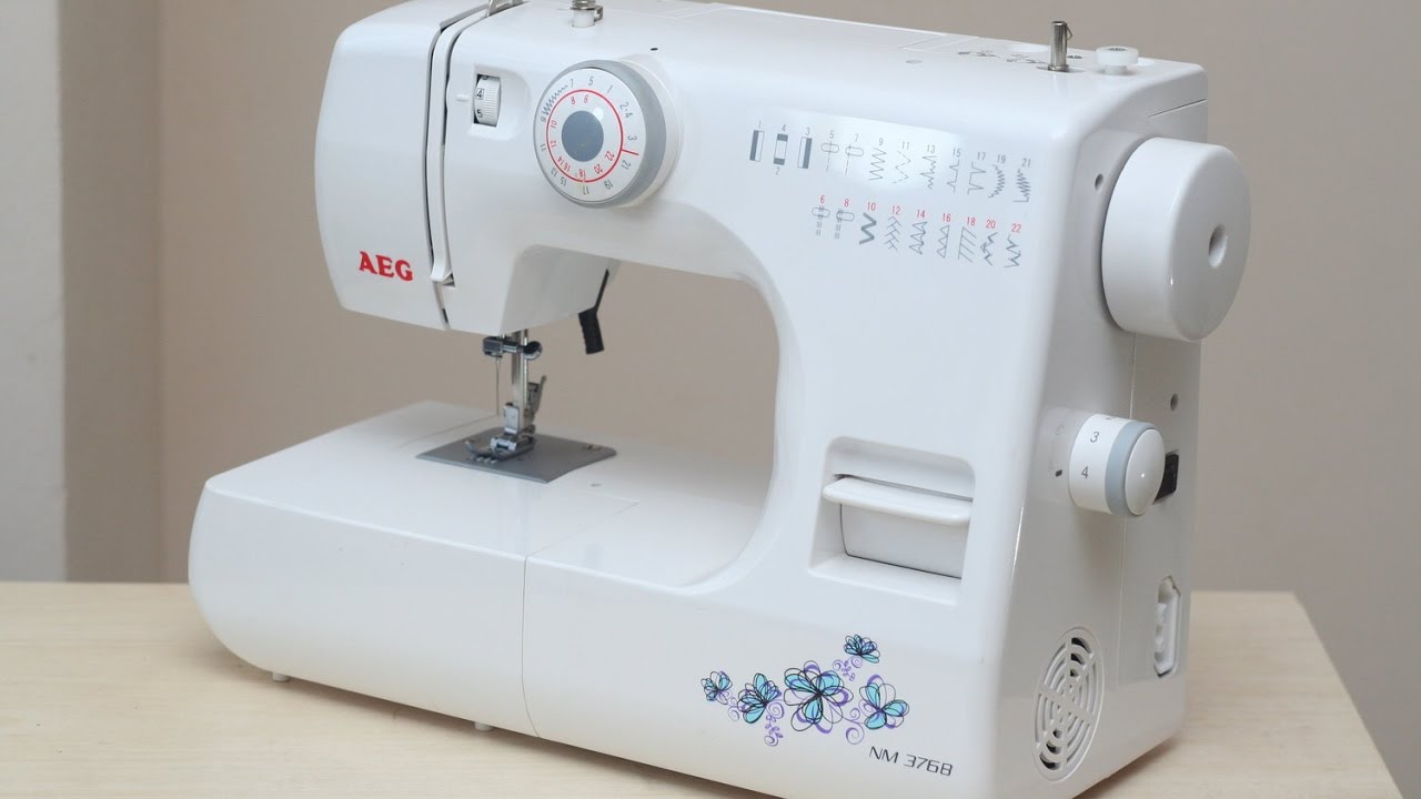 AEG NM 376 B Nähmaschine Sewing machine Швейная машина test