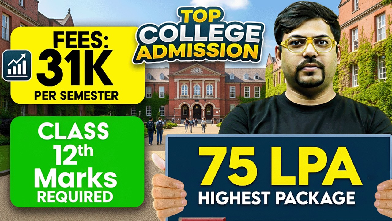 Top 3 Engineering Colleges with Low Fees & High Placement | JEE 2026   Harsh Sir