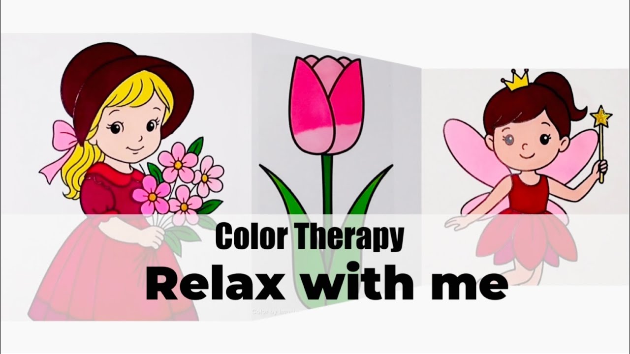 Color Therapy 🌸 Relax With Me | Cute Coloring for Stress Relief
