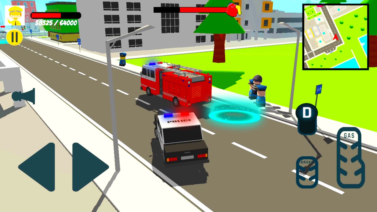 City Patrol Police Car Game Rescue Vehicles | City Driver : Open World Gameplay Video 