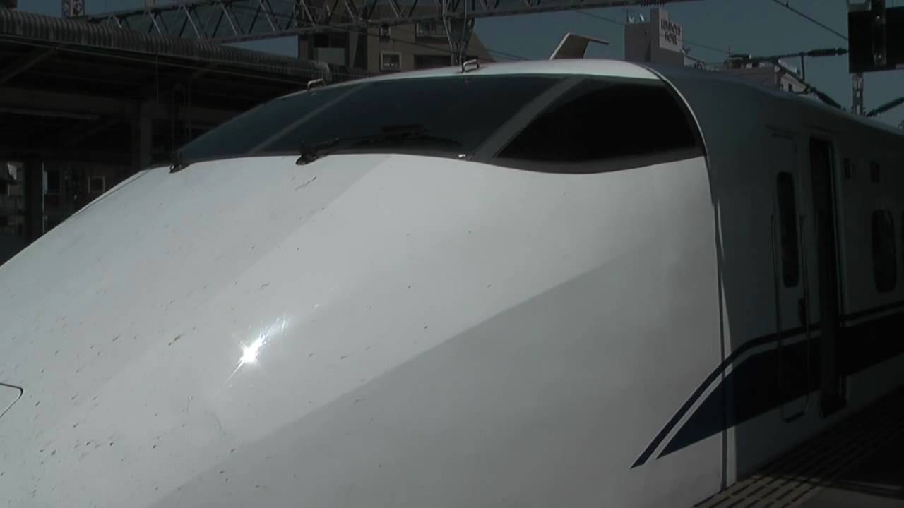 山陽新幹線　300系ひかり465号到着〜発車　（西明石編その2）