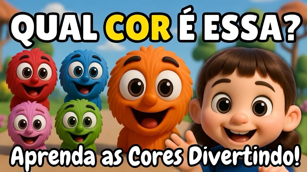 Aprendendo Cores com Bolinhas Mágicas! Pula Pula Yay! 🟥🟦🟨🟩Música Infantil
