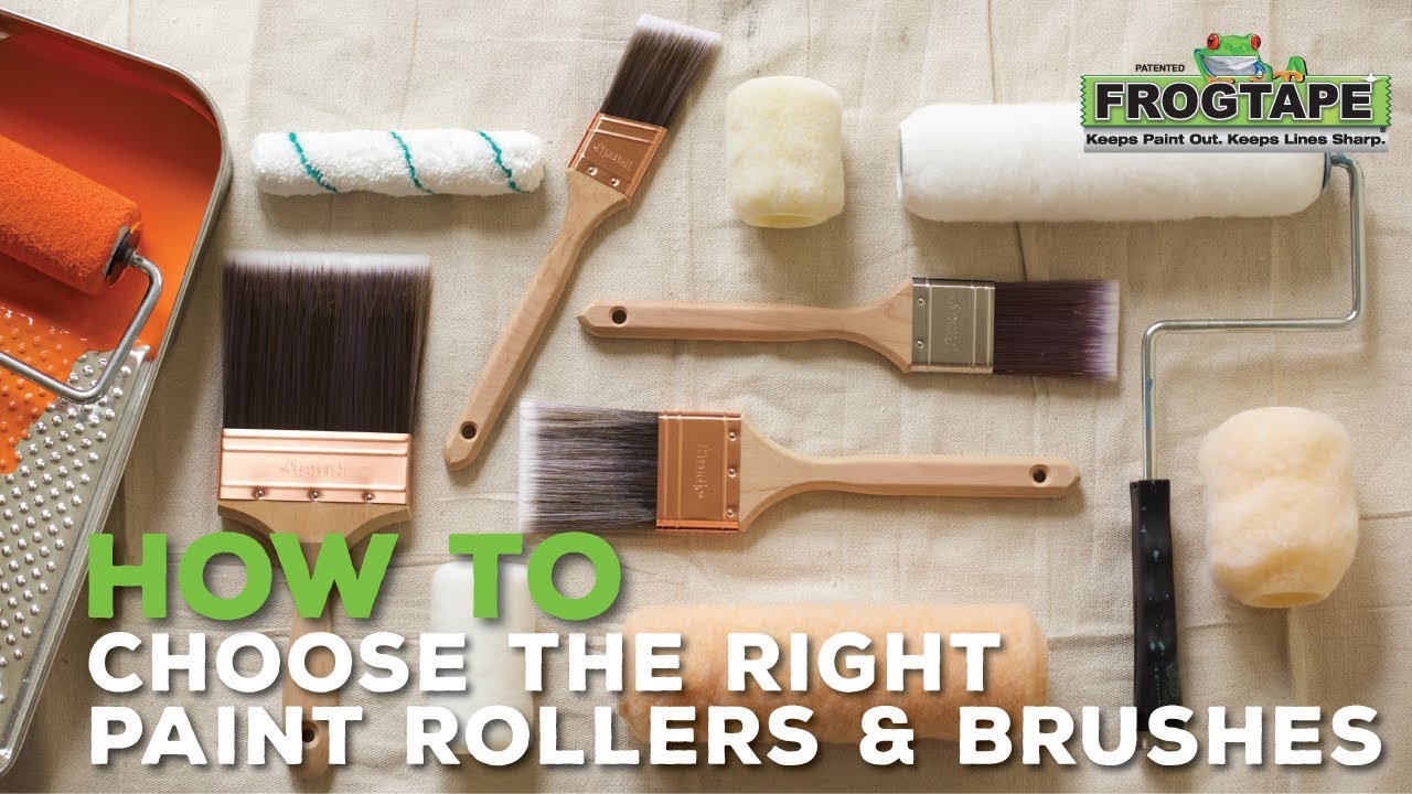 How to Choose the Right Paint Rollers and Brushes