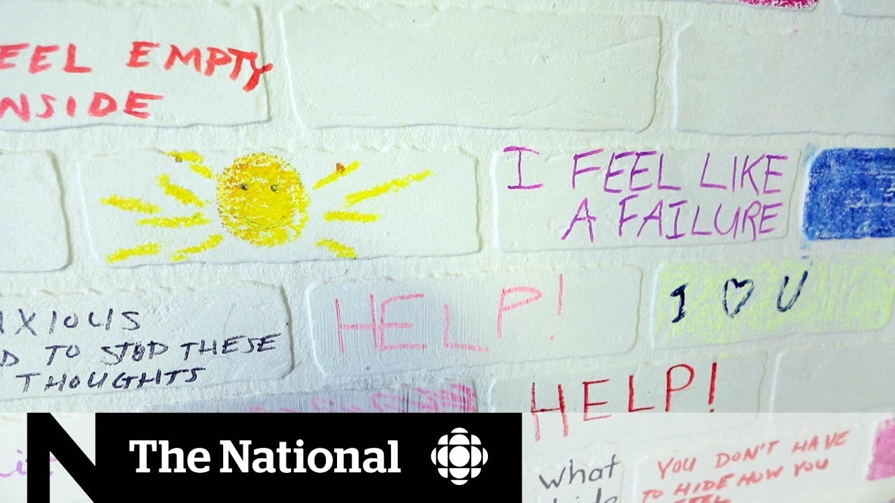 Breaking down mental health stigma with a blank canvass