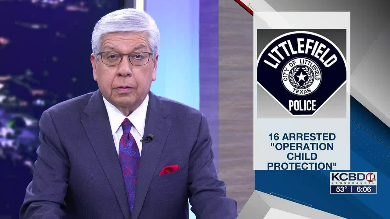 16 arrested in Littlefield in 'Operation Child Protection'