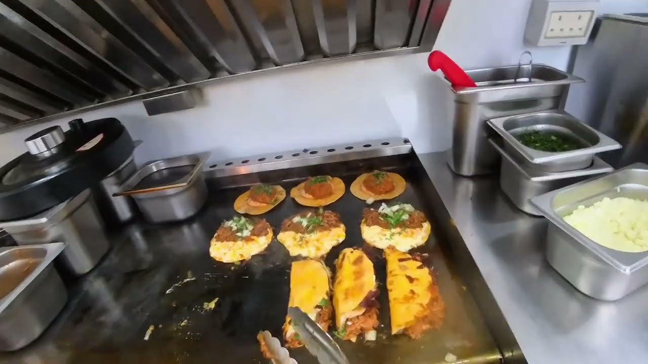 POV: Cooking 100 Tacos Nonstop in a Tiny Trailer 😤🌮