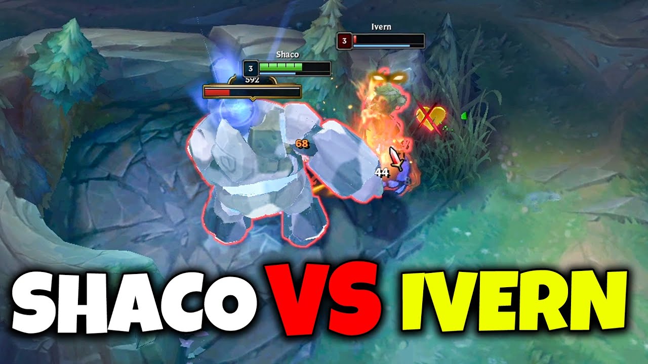 Shaco'ma Karşı Ivern Aldı Neler Oldu Neler 🤡
