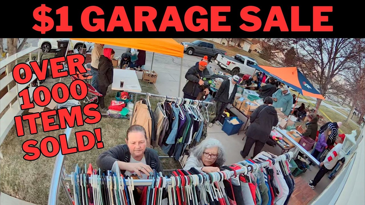 Annual Spring EVERYTHING $1 Garage Sale!