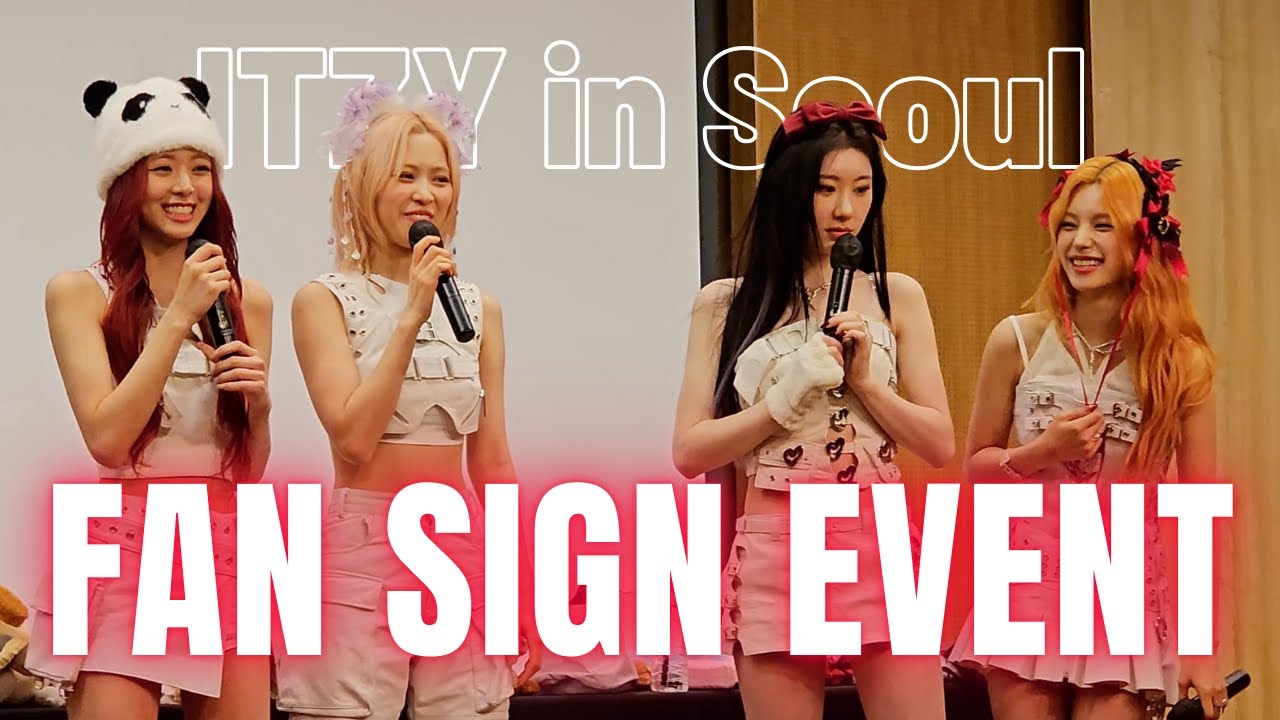 ITZY Fan Sign in Seoul - SOUNDWAVE Offline Event (2024/01/14) [4K]