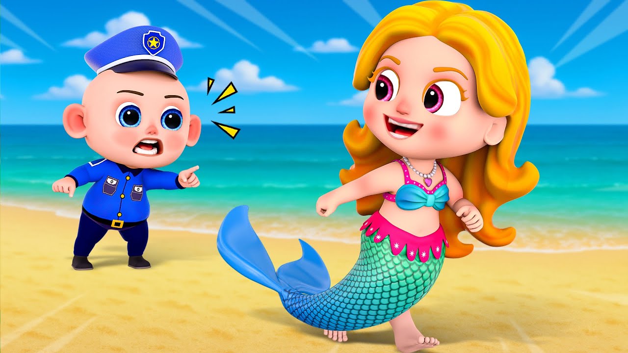 Canción de la Policía | Atrapen a la Siren | Canciones infantiles para Niños | Little PIB Infantiles