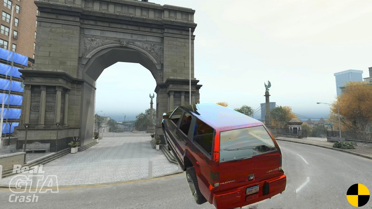 GTA 4 CRASH TESTING REAL CARS #8