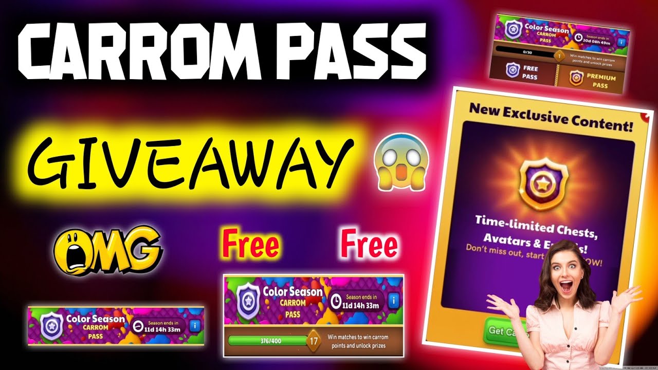 Mehfooz Gaming Week 4 Giveaway || Get Free Carrom Pass || Carrom Pass Giveaway